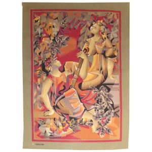 Camille Hilaire - Serenade - Aubusson Tapestry