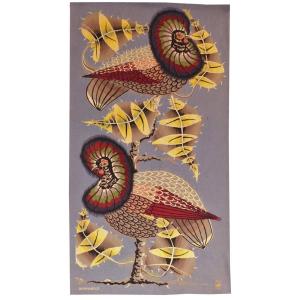 Edmond Dubrunfaut - Birds - Aubusson Tapestry