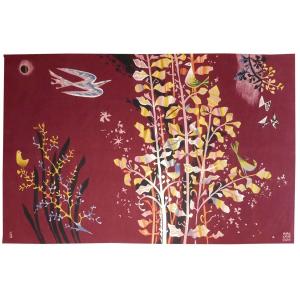 Marc Saint-saëns - Birds And Foliage - Aubusson Tapestry
