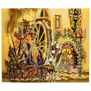Simon Chaye - Moulin - Aubusson Tapestry