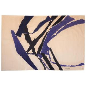 Robert Wogensky - Grand Vol Bleu - Aubusson Tapestry