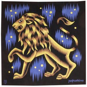 Jean Picart Le Doux - The Lion - Aubusson Tapestry
