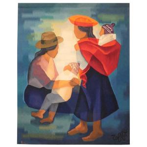 Louis Toffoli - Children Of The Sun - Aubusson Tapestry