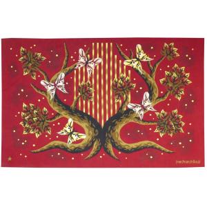Jean Picart Le Doux - The Lyre With Butterflies - Aubusson Tapestry