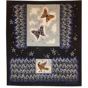 Jean Picart Le Doux - The Blue Foliage - Tapestry 
