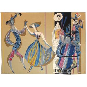 Marc Saint-saëns - The Actors - Aubusson Tapestry