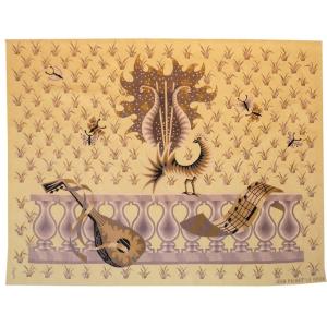 Jean Picart Le Doux - Bird On The Balustrade - Tapestry 