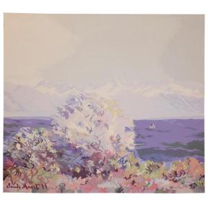 After Claude Monet - Cap d'Antibes, Mistral Wind - Aubusson Tapestry