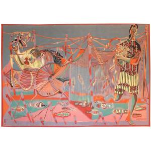 Jacques Lagrange - The Frog - Aubusson Tapestry