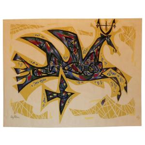 Louis-marie Jullien - Leprechaun - Aubusson Tapestry