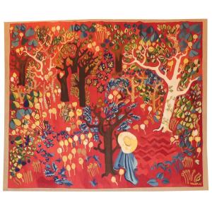 Maurice Savin - Pastorale Rouge - Tapestry