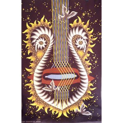 Jean Picart The Sweet - The Lyre - Aubusson Tapestry