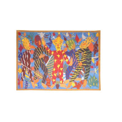 Maurice Ferreol - Dancers Cambodgiennes - Tapestry Aubusson