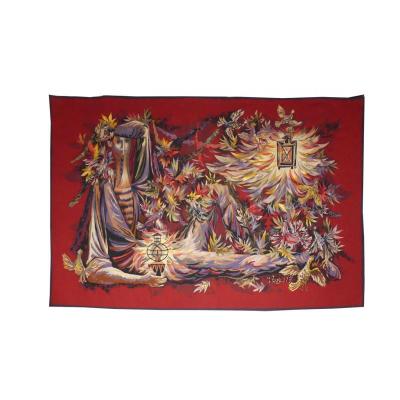 Robert Wogensky - The Watcher - Aubusson Tapestry