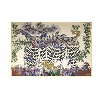 Jean Lurcat - White Tablecloth Aubusson Tapestry