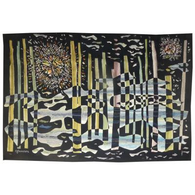 René Fumeron - Mirage - Tapestry Of Aubusson