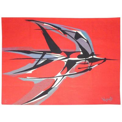 Robert Wogensky - Pilot Bird - Aubusson Tapestry