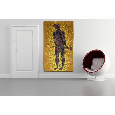 Marc Saint-saëns - Le Feu - Aubusson Tapestry