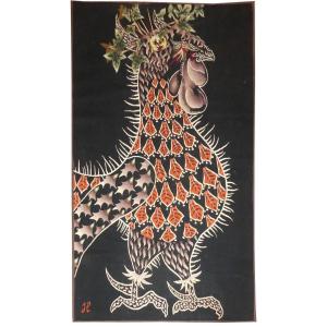 Jean Lurçat - Coq - Aubusson Tapestry