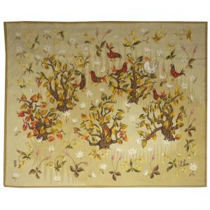 Henri Ilhe - The White Merle - Aubusson Tapestry