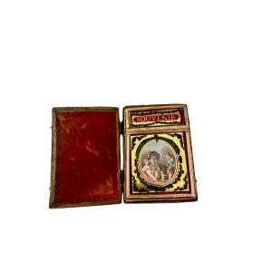 Louis XV Period Gold And Painting Dance Card