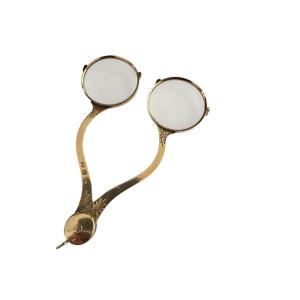 Empire Period Gold Lorgnon Glasses