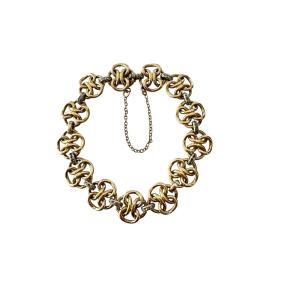 Art Nouveau Gold And Diamond Bracelet