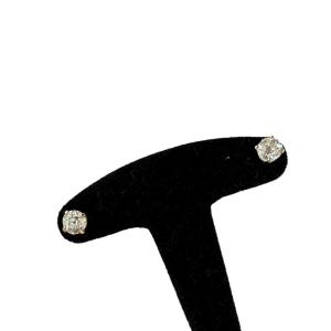 Pair Of Diamond Stud Earrings 
