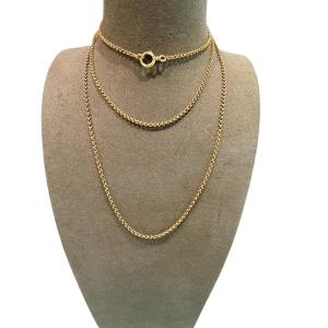 Gold Necklace Circa 1880