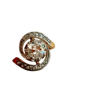 Tourbillon Ring, Gold, Platinum And Diamonds