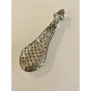 Crystal And Silver Salt Bottle