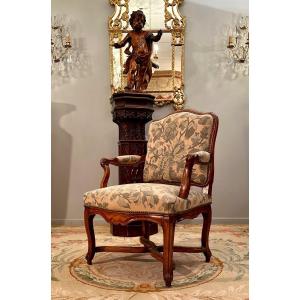 Regency Period Walnut Armchair Circa 1720