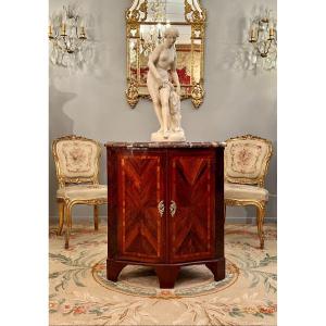 Regency Period Marquetry Corner Around 1720