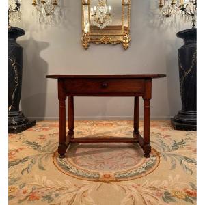 Louis XIV XVIIth Period Walnut Writing Table