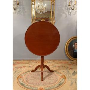 Jean Frederic Birckel, Gueridon Basculant Stamped Louis XVI Period, Circa 1780