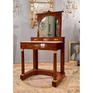 Empire Period Writing Table Forming A Dressing Table, Circa 1810