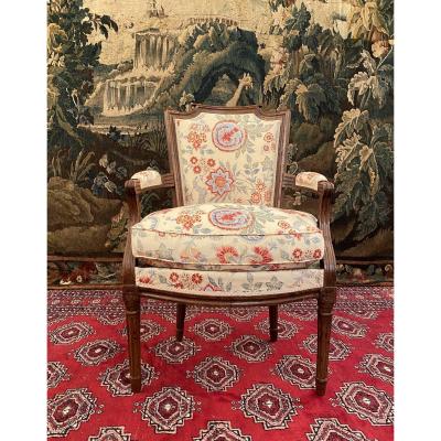 Louis XVI XVIIIth Century Cabriolet Armchair