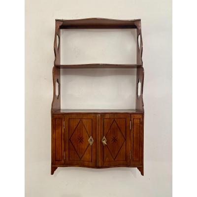 Jean - Francois Coulon, Etagère Murale Travail Du Dauphiné XVIIIeme Siècle Estampillée