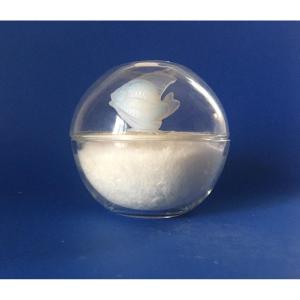 Sabino Prototype - Pouch In The Shape Of A Jar With A Puff Topped With A Fish.