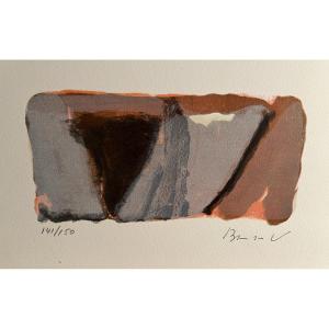 Lithograph By Bram Van Velde - No. 328 From Volume II Of The Catalogue Raisonné By Yves Riviére.