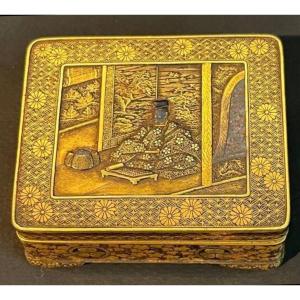 Japanese Box, Komai Workshop, Kyoto - Meiji Period