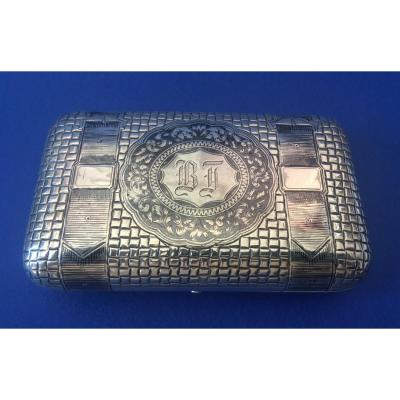 Russian Sterling Silver Box Nineteen Century