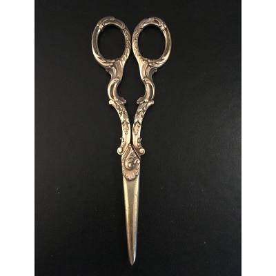 Ciseaux à Raisins  En Vermeil Fin XIXe