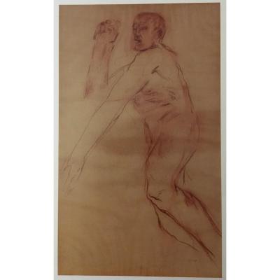 Leon Golub (1922-2004) Sanguine On Paper