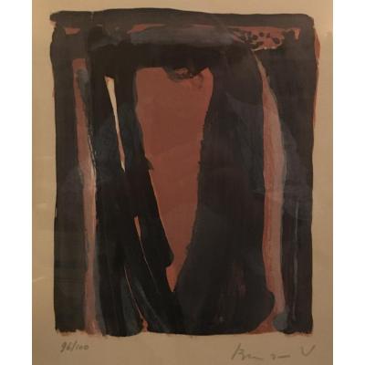 Bram Van Velde Lithograph 1978