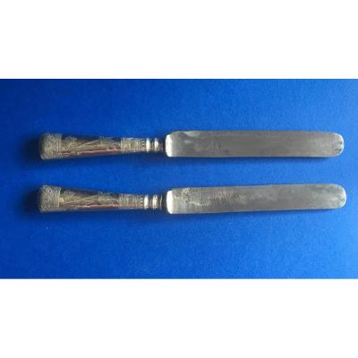 2 1900 Japanese Style Knives