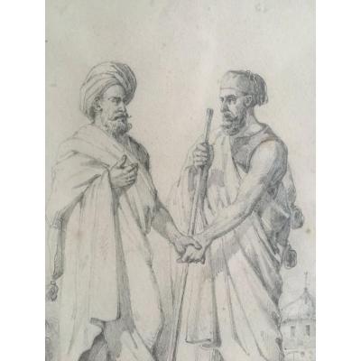 Carle Vernet (1758-1836) Pencil Drawing On Paper