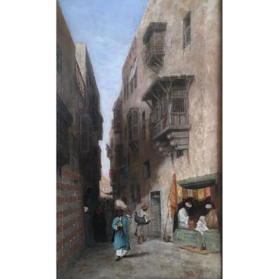 Robert Magnus Chevalier. Oil On Canvas. 
