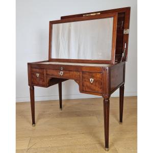 A Louis XVI Desk, With Mechanism Attributed To Caspar Schneider 18th Century .