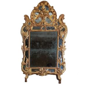 A Louis XV Provençal Mirror Beaucaire  Mid-18th Century Circa 1760 - 1770